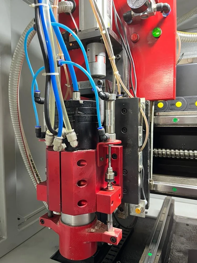 Automatic Tool Change PCB Drilling And Routing Machine - CNC Controller & Worktable Setup
