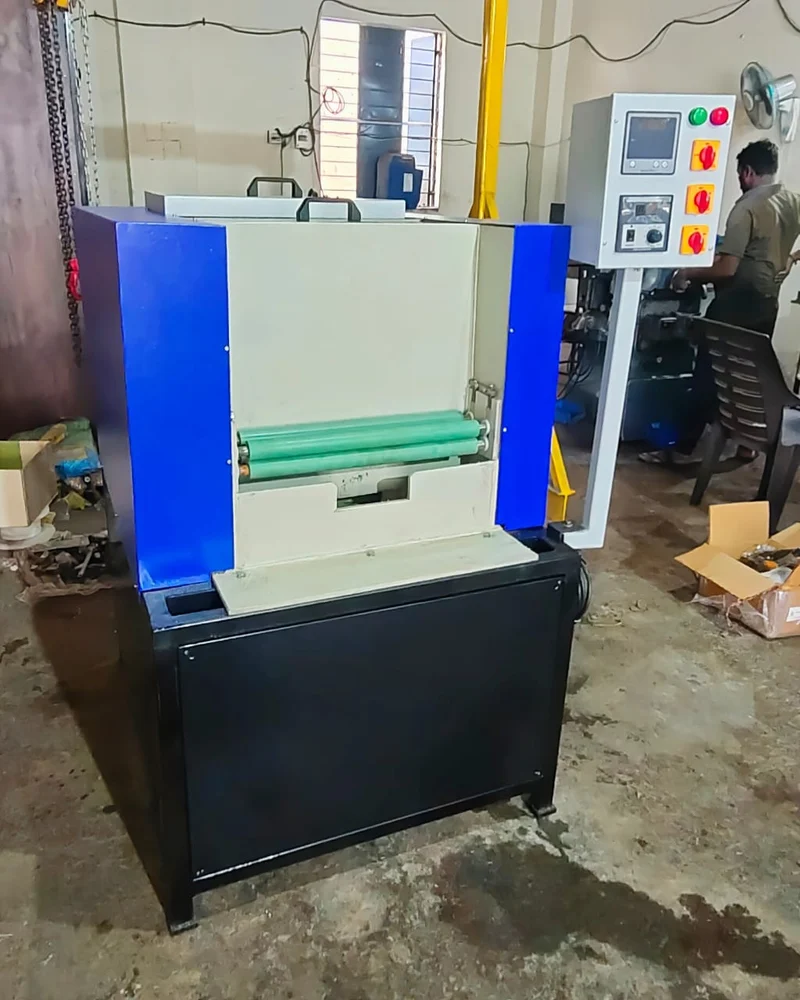 PCB Brushing Machine - Industrial Machine Side Profile & Frame