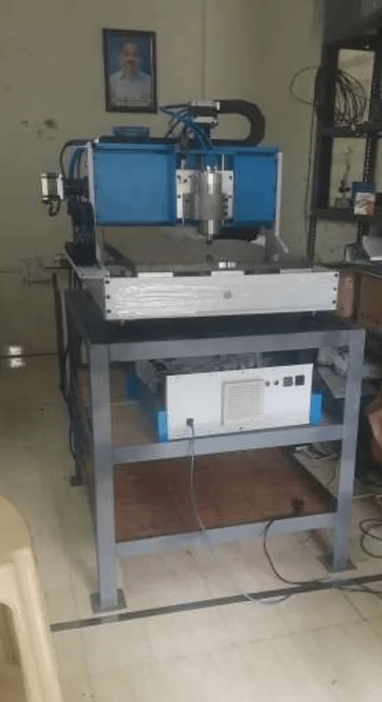 CNC PCB Drilling Machine - Industrial Machine Side Profile & Frame