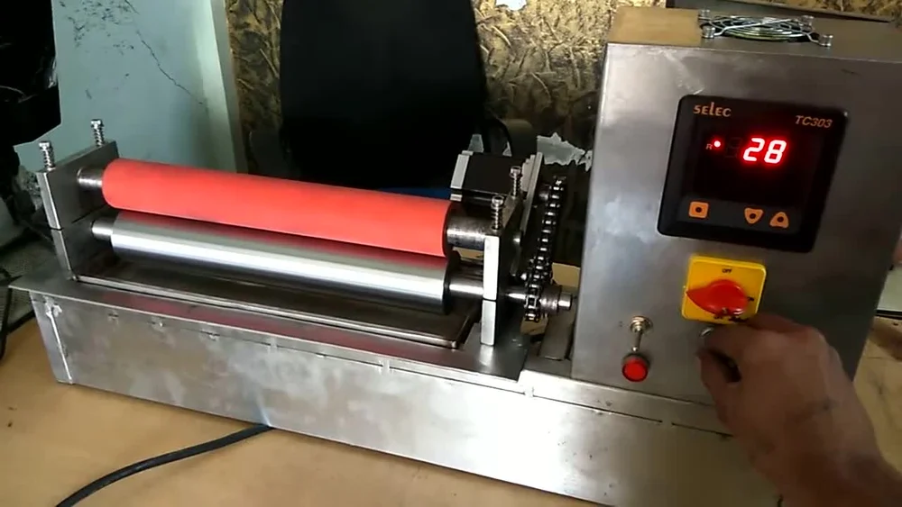 PCB Roller Tinning Machine - CNC Controller & Worktable Setup
